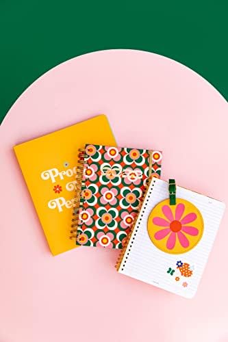 ban.do Weekly To Do Planner, Undated Planner Notebook, Wellness Journal with To Do Lists and Prompts, Yellow Daily Organizer for School or Office, Progress Not Perfection
