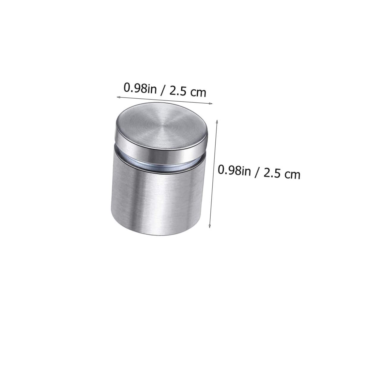 PRETYZOOM 8Pcs Stainless Steel Sign Screws for Wall Mounting Panels Decorative Nails for Displaying Advertising Signs Easy Installation Polished Finish