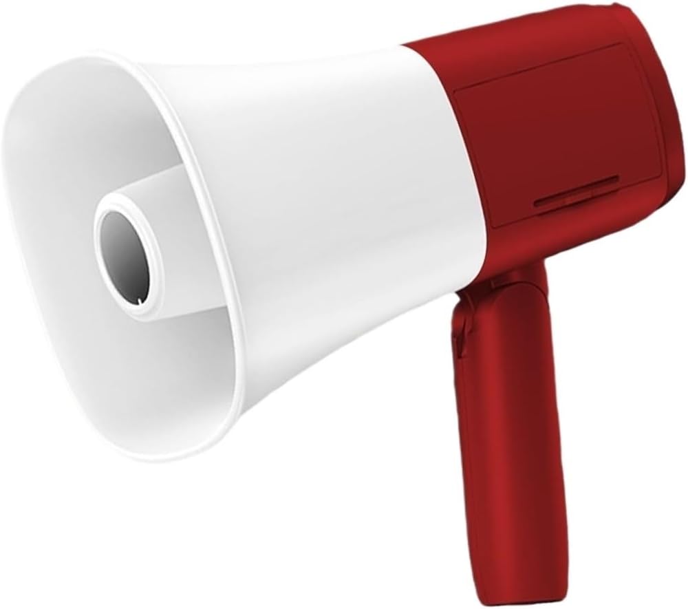 Megaphone Loud Hailer Portable Megaphone Speaker Handheld Amplifier Bullhorns for Cheerleading Coaches Megaphone for Sport