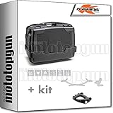 Koffer black line schwarz, 46 L., mit Cover schwarz