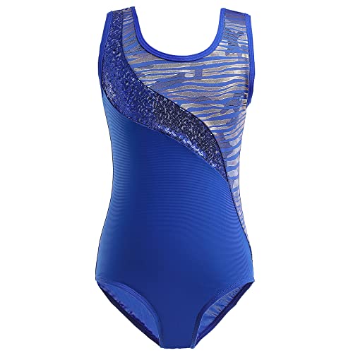 Gymnastics Leotards For Girls Athletic Clothes Activewear One-Piece Leotard For Ballet (150(11-12T), Blue C) … #TOP1