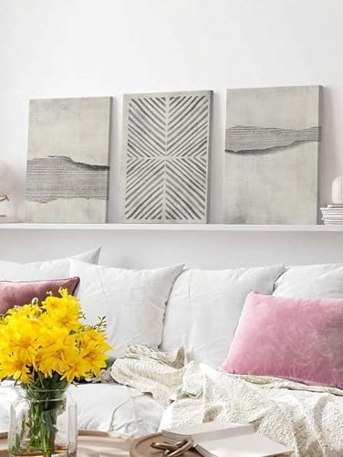 Lignes géométriques rocheuses de paysage abstrait bohème zen scandinave