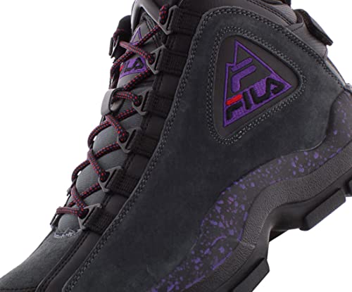 Fila Men's Grant Hill Outdoor Sneaker, Black/Purple, 102