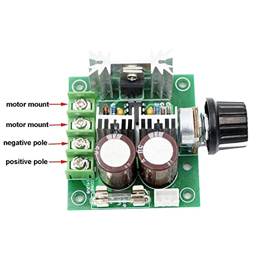 Image of REES52 12V-40V 10A PWM DC Motor Speed Controller, 400W DC Motor Speed Controller, DC Motor Speeed Controlller