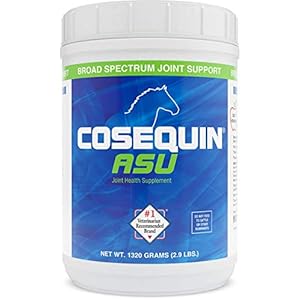 Nutramax Cosequin ASU Joint Health Supplement for Horses – Powder with Glucosamine, Chondroitin, ASU, and MSM, 1320 Grams