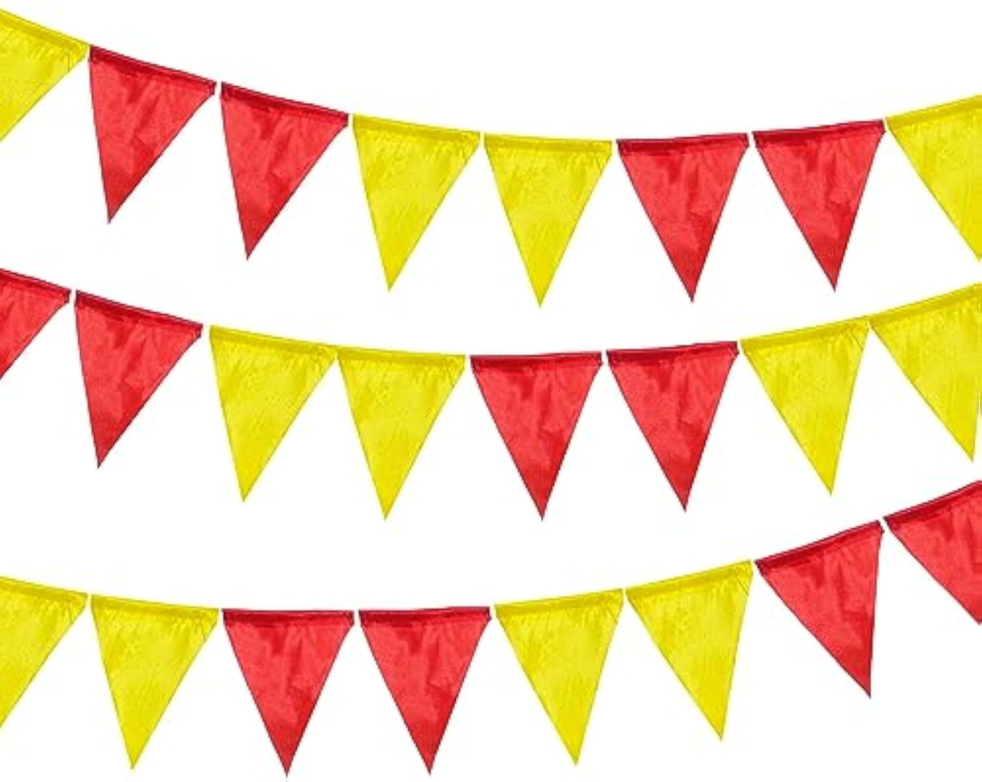 DIY Set Cloth Flags & Rope For 25 Mtrs, Reusable & Eco Friendly