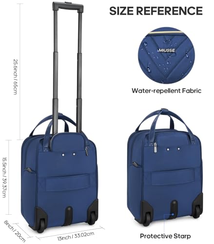 Carry-on Underseat 16-inch Luggage with Wheels, Softside Rolling Carry-on, Lightweight Travel Suitcase for Men Women, Personal Item Rolling Travel Bag3