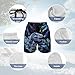 Xpyeesfuen Dinosaur Boys Boy's Swim Trunk Mid Printed Shorts Swim Trunks UPF50+ Sun Protection for Summer Outdoor All-Day Comfort Excellent Apparel Fabric