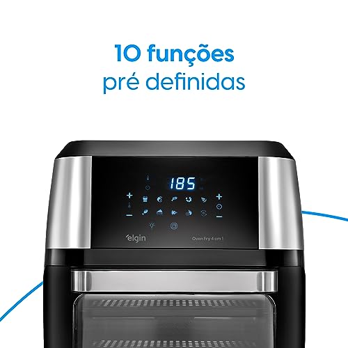 Fritadeira Forno Oven Fry 4 em 1 Elgin 12 Litros 110V - Assa, Frita sem óleo, Desidrata e Reaquece A