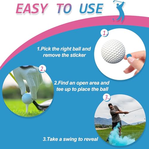 Anlv 65EB065EB017B9E571 Gender Reveal Golf Ball Golf Ball Set Eco-Friendly Golf Ball thumb #5
