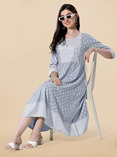 Image of MIRCHI FASHION Women's Anarkali Printed Kurti Only