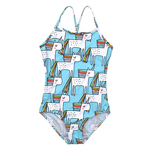 Image of Girls One Pieces Swimsuit Cute Swimwear Bathing Suits 2-12 Years