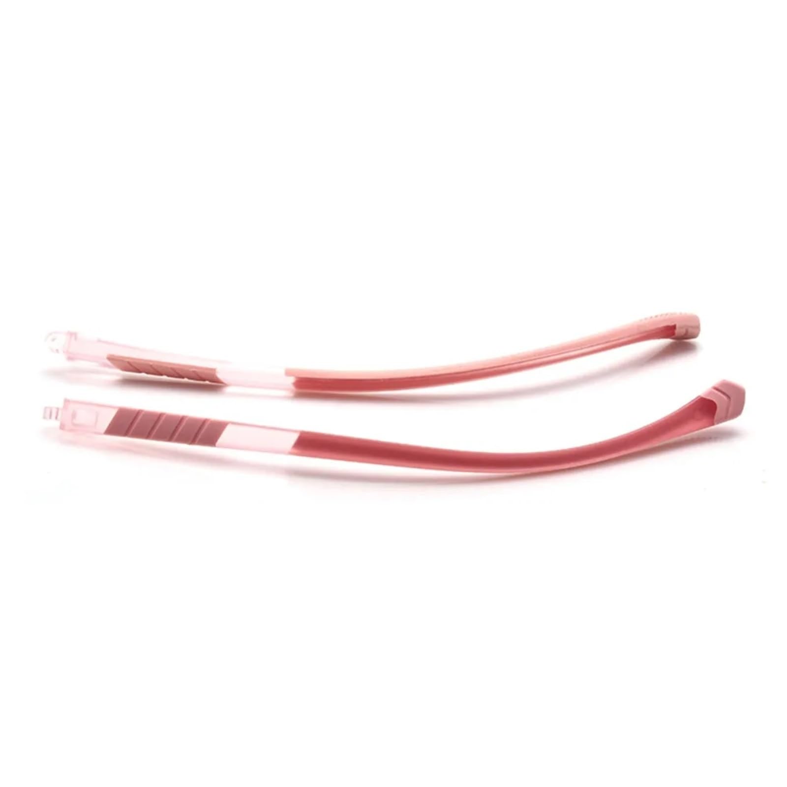 1 para silikonowe okulary ramię pojedynczy ząb wymiana okularów noga antypoślizgowe oprawki do akcesoria(Pink)