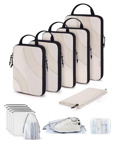 Image of BAGSMART Compression Packing Cubes for Travel