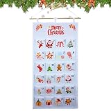 Élégance à thème de Noël : conçu pour apporter de la joie, le calendrier de l'Avent utilise des imprimés chauds et de Noël pour amplifier les ambiances de Noël, offrant une touche décorative qui s'adapte parfaitement aux coins accueillants ou à côté d'autres décorations saisonnières.