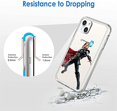 Compatible With Iphone 13 Case, Cool Design Premium Soft Silicone Full-Body Protective Clear Case For Men/Women/Girl/Boy (Thor-1) #TOP3