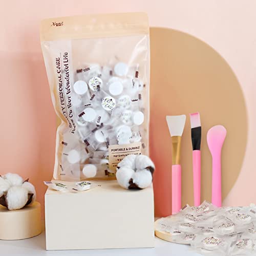 image for Cayanmydery 100Pcs DIY Disposable Compressed Facial Masks Paper Skin C