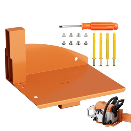 GkgWuxf Kettensägenhalter für Traktor, Kettensägenwandhalterbügel,Heavy Duty String Trimmer Weededer Wall Mount | Kettensägen -Display, Elektrowerkzeugregal -Garagen -Lagerhalter, Garten
