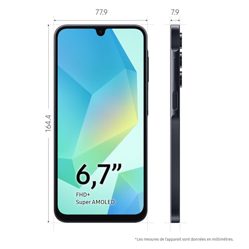 Samsung Galaxy A16 Smartphone Android Déverrouillé Écran 6 7" Batterie 5000 mAh Version FR - vue 3