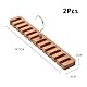 SHYSBV 2 STK Gürtelaufhänger für Schrank Holz Wandhalterung Gürtelhalter Gürtel Organizer für Schrank für Schrankorganisation und Aufbewahrung mit 12 Schlitzen