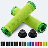 JETCAT Bike Grips, Bike Handlebar Grips, Mountain Bike Grips Handlebar, MTB Grips, Bicycle Grips BMX Grips, Bicycle Handlebar Grips Handles for Adults. Ebike, MTB, Scooter, Lock on, Green