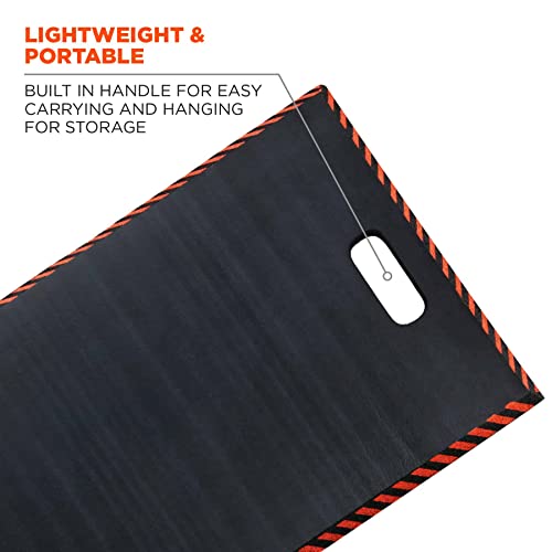 Image of Ergodyne ProFlex 390 Kneeling Pad, Foam Knee Cushion, Water Resistant Kneeling Mat, 18 inch x 36 inch x 1 inch, Black, XL