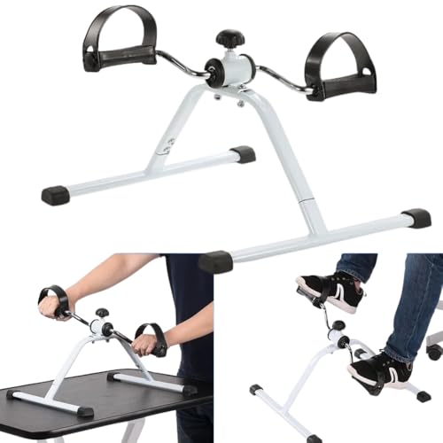 Bicicleta Ergométrica Portátil para Mãos e Pés Mini Bike Resistência Ajustável