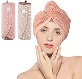 Toalla de Pelo de Microfibra,Toalla Ligera Absorbente Rápida de Agua Rápida[2 Pcs]