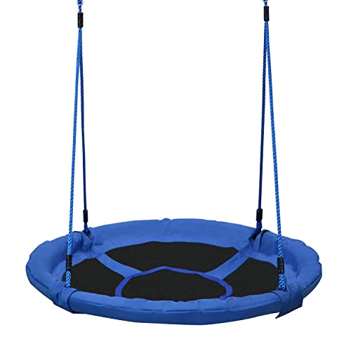 HOMCOM Columpio Nido Infantil Jardín Columpio para Bebé Asiento de Columpio Plegable Asiento...