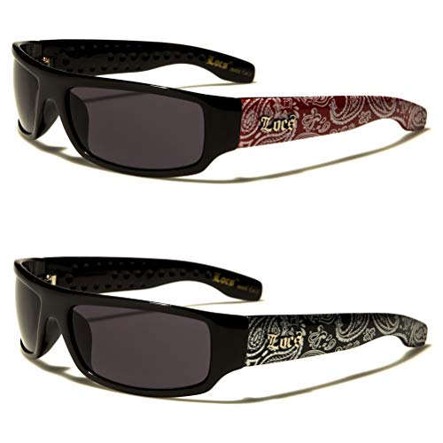 Locs Hardcore Bandanna (2P 1 Red 1 Sil)