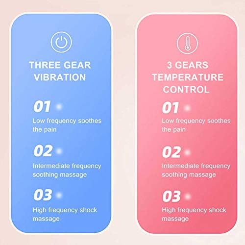 Menstrual Heating Pad, Electric Cordless Heating Waist Belt, Rechargeable Heated Massage Pad for Menstrual / Period, Stomachache, Back or Belly Pain Relief
