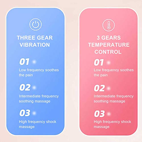 Almofada de aquecimento menstrual elétrica, dispositivo de alívio de dor menstrual recarregável por