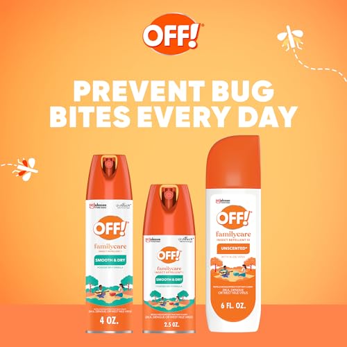 OFF! Family Care Travel Size Mosquito & Tick Repellent Aerosol, Smooth & Dry Bug Spray for The Beach, Backyard, Picnics and More, 2.5 oz - image 9