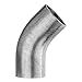 USA Sealing Sanitary Fitting - 304 Stainless Steel Dull - Butt Weld - Short 45? Elbow - 1" Tube OD