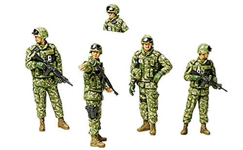 Tamiya #35276 Military Miniatures JGSDF Iraq Humanitarian Assistance Team 1/35 Scale Plastic Model Kit,Needs Assembly