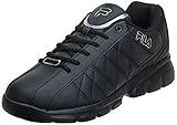 Fila Men's Fulcrum 3 Training Shoe, Black/Black/Metallic Silver, 11 M US