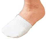 Toe Socks 2 Pair, White, One Size
