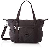 Unisex Kipling Tipo, Tote Bag Donna, Color Negro, 20x44x27 cm