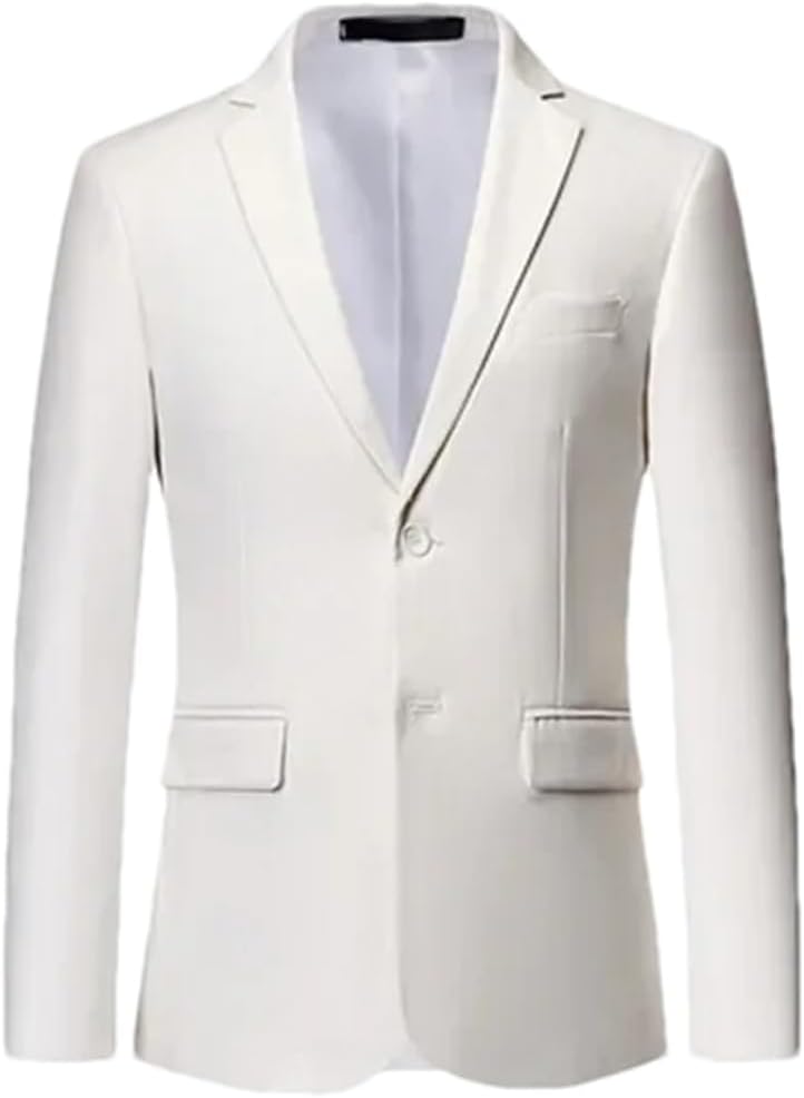 Men's Casual Business Suit/Male One Single Buttoned Dress Blazer Jacket Coat