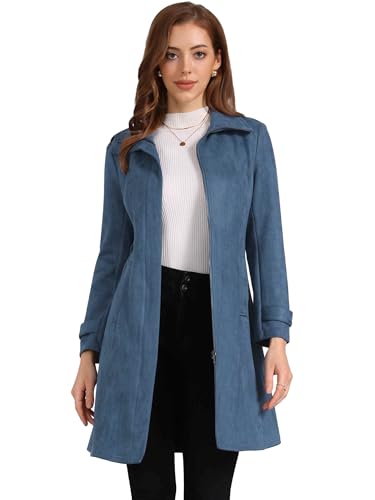 Manteau en faux daim pour vos sorties citadines et journées de bureau actives