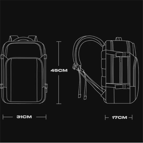 Large Capacity Rechargeable Travel Backpack Waterproof Outdoor Bag4