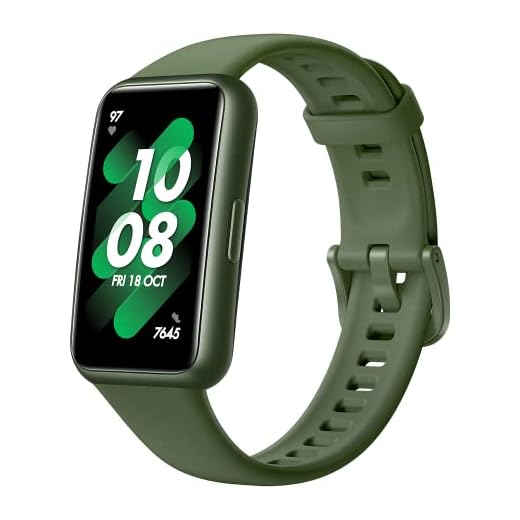 Huawei Band 7 Grün | 2 Week Battery Life, SpO2 and Heart Rate, Sleep and Stress, 96 Training Modes, Green
