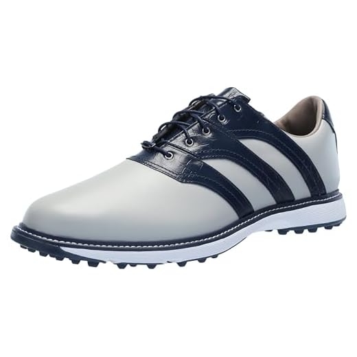 adidas Men's MC Z-Traxion Spikeless Golf Shoes, Grey Two/Collegiate Navy/Footwear White, 11