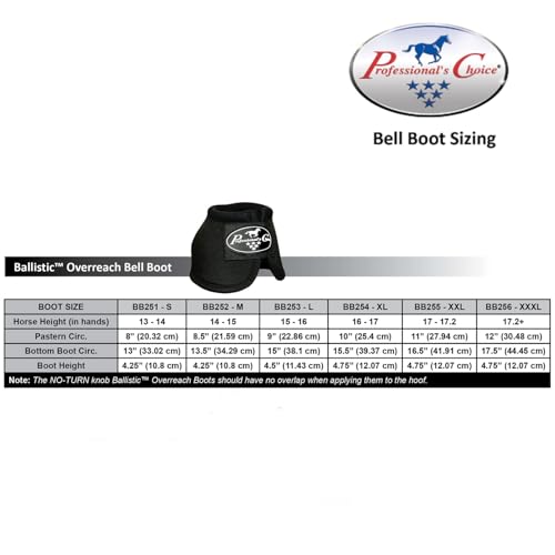 Professional's Choice Ballistic Overreach Bell Boots for Horses | Superb Protection, Durability & Comfort | Quick Wrap Hook & Loop | Sold in Pairs | Medium Wine