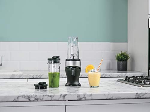 Ninja (QB3001EUS) Batidora para Smoothies, 2 Vasos de 470 ml, 700 W, 0.47  litros, Tritan, Plata/Negro : Amazon.es: Hogar y cocina