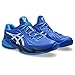 ASICS Men's Court FlyteFoam 3 Novak Tennis Shoes, 10.5, Tuna Blue/Pure Silver