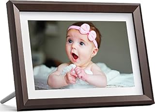 Dragon Touch Digital Picture Frame WiFi 10 inch IPS Touch Screen HD Display, 16GB Storage, Auto-Rotate, Share Photos via App, Email, Cloud - Classic 10