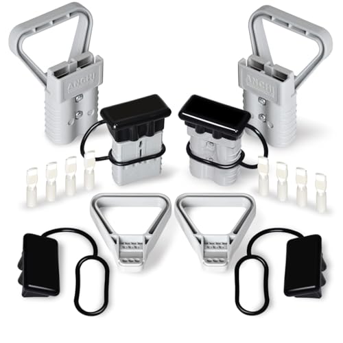 Connecteurs 350 A de batterie rapides 600V gris pour liaison câble 2/0 AWG