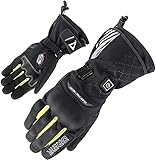 Orina Tesla Motorradhandschuh beheizbare Handschuhe incl. Akku unisex (schwarz/neongelb), M