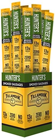 Tillamook Country Smoker Real Hardwood Smoked Sausages, Hunter's Sausage, 1.44 Ounce, 24 Count